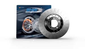 Porsche Cayenne Turbo S Brake Rotor (1) - Right Front - SHW Performance - Smooth Lightweight - 2010 Porsche Cayenne Turbo S Brake Rotor (1) - Right Front - SHW Performance - Smooth Lightweight - 2010